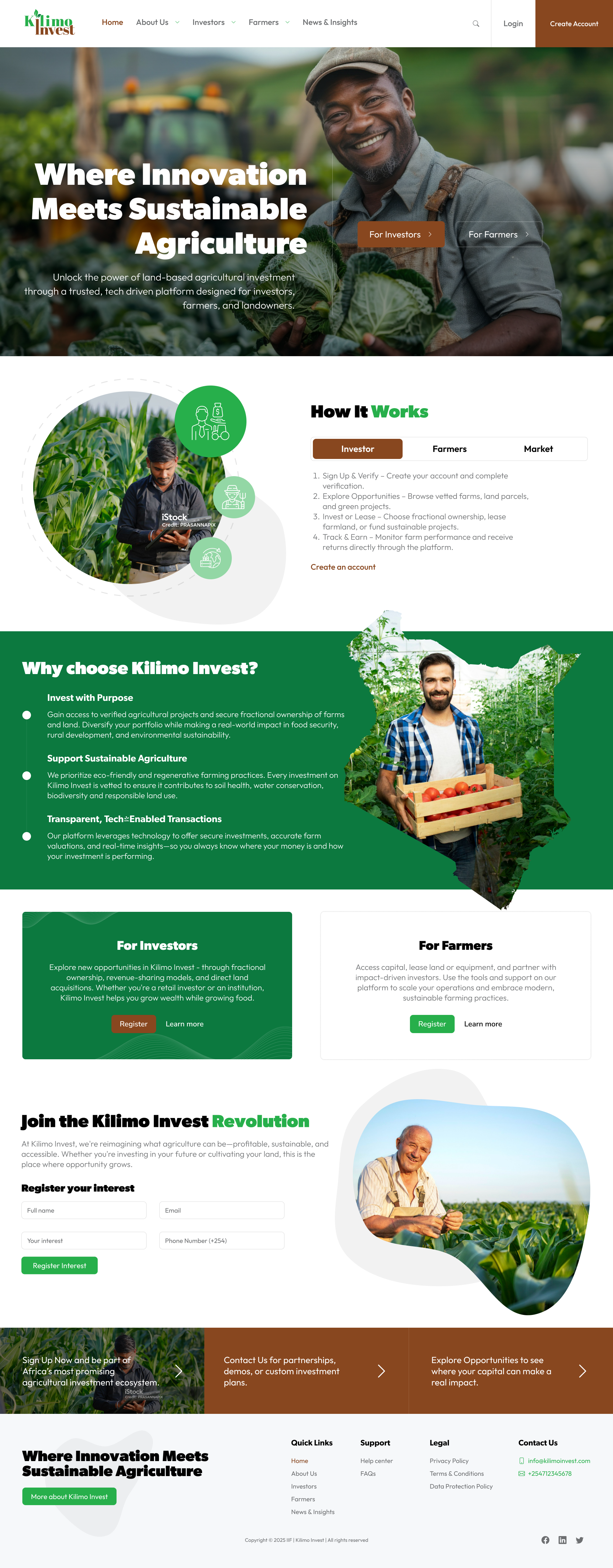 Example of Clean Web Design